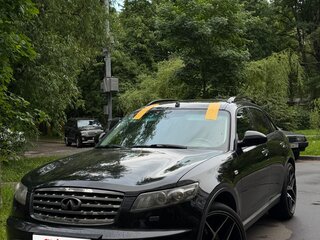 2007 Infiniti FX35 I (S50) Рестайлинг, чёрный, 1000000 рублей, вид 2
