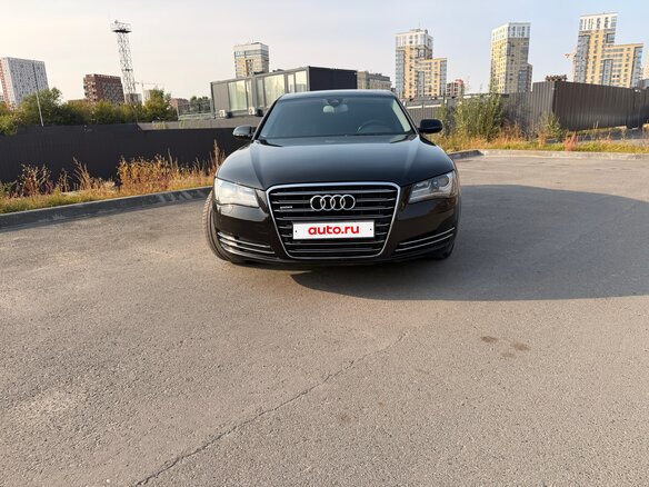 2012 Audi A8 Long III (D4), чёрный, 2700000 рублей - вид 2