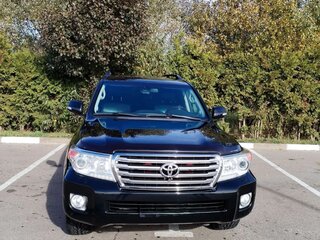 2015 Toyota Land Cruiser 200 Series Рестайлинг 1, чёрный, 4700000 рублей, вид 2