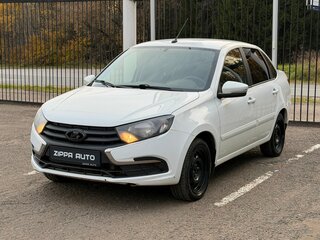 2018 Lada (ВАЗ) Granta I Рестайлинг, белый, 509000 рублей, вид 3