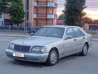 1994 Mercedes-Benz S-Класс 320 III (W140) Рестайлинг, серебристый, 530000 рублей, вид 1