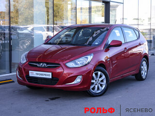2012 Hyundai Solaris I, красный, 749000 рублей, вид 1
