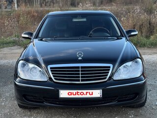 2004 Mercedes-Benz S-Класс 430 Long IV (W220) Рестайлинг, чёрный, 1250000 рублей, вид 2