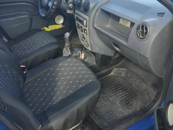 2006 Renault Logan I, синий, 320000 рублей - вид 6