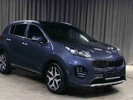 2016 Kia Sportage IV, синий, 1499000 рублей, вид 3