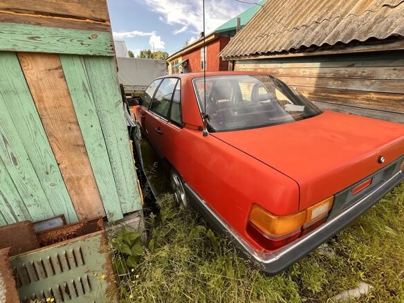 1986 Audi 100 III (C3), красный, 100000 рублей - вид 7