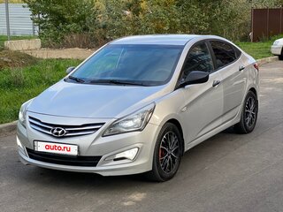 2014 Hyundai Solaris I Рестайлинг, серый, 850000 рублей, вид 1