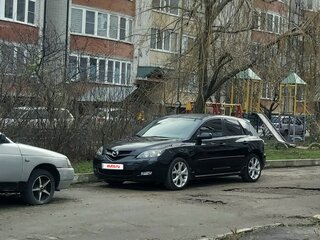 2007 Mazda 3 I (BK) Рестайлинг, чёрный, 590000 рублей, вид 1