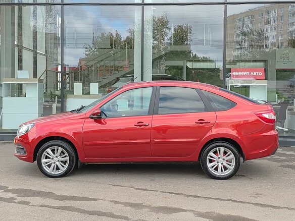 2021 Lada (ВАЗ) Granta I Рестайлинг, красный - вид 7