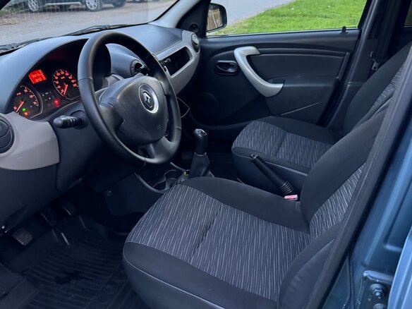 2010 Renault Logan I Рестайлинг, синий, 485000 рублей - вид 8