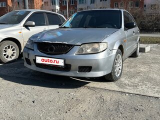 2002 Mazda 323 VI (BJ) Рестайлинг, серый, 100000 рублей, вид 1
