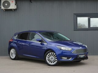2017 Ford Focus III Рестайлинг, синий, 1199888 рублей, вид 3