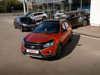 2021 Lada (ВАЗ) Vesta SW Cross I, оранжевый, 850000 рублей, вид 3