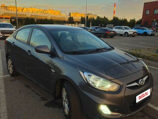 2012 Hyundai Solaris I, серый, 590000 рублей, вид 4
