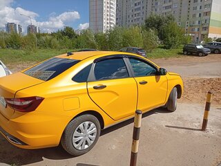 2023 Lada (ВАЗ) Vesta I Рестайлинг (NG), жёлтый, 1450000 рублей, вид 2