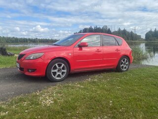 2006 Mazda 3 I (BK) Рестайлинг, красный, 320000 рублей, вид 2