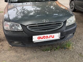 2003 Hyundai Accent ТагАЗ II, серый, 230000 рублей, вид 1