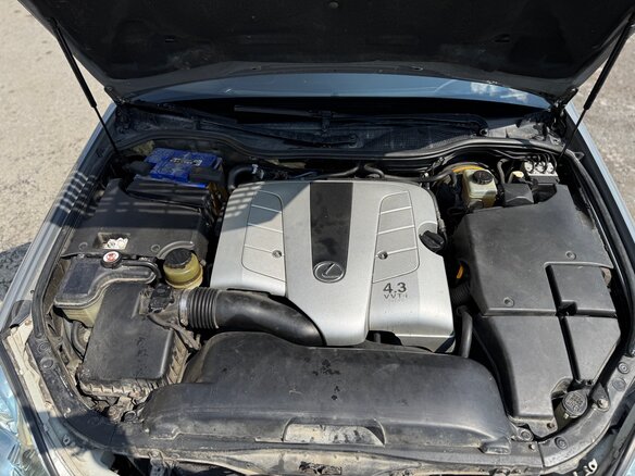 2002 Lexus LS 430 III, серый, 1150000 рублей - вид 15