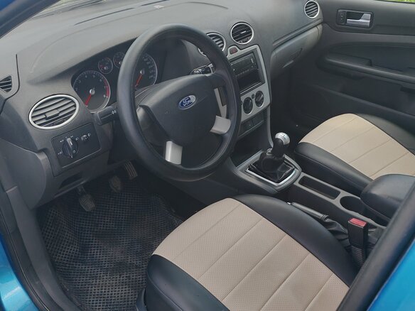 2006 Ford Focus II, голубой - вид 3