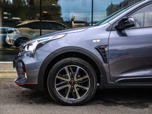 2021 Kia Rio X IV Рестайлинг, серый, 1950000 рублей - вид 9
