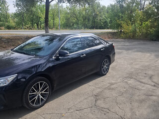 2015 Toyota Camry VII (XV50) Рестайлинг, чёрный, 2450000 рублей, вид 4