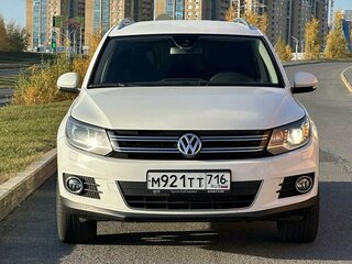 2014 Volkswagen Tiguan I Рестайлинг, белый, 1510000 рублей, вид 2