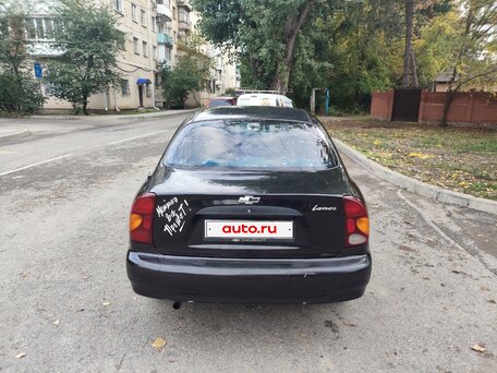 2008 Chevrolet Lanos I, чёрный, 190000 рублей, вид 3