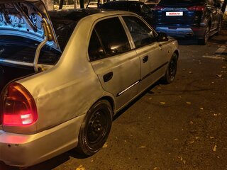 2004 Hyundai Accent ТагАЗ II, серый, 210000 рублей, вид 4