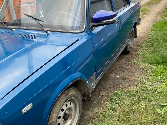 2009 Lada (ВАЗ) 2107, синий, 120000 рублей - вид 7