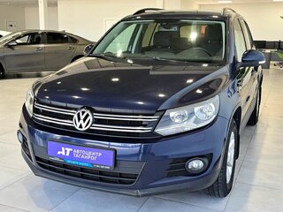 2014 Volkswagen Tiguan I Рестайлинг, синий, 1490000 рублей, вид 3