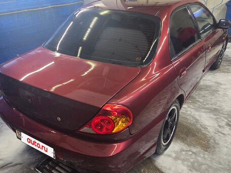 2007 Kia Spectra I Рестайлинг 2, красный, 160000 рублей, вид 1