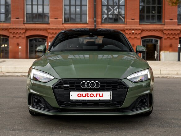 2021 Audi A5 Sportback 45 TFSI II (F5) Рестайлинг, зелёный, 4300000 рублей - вид 2