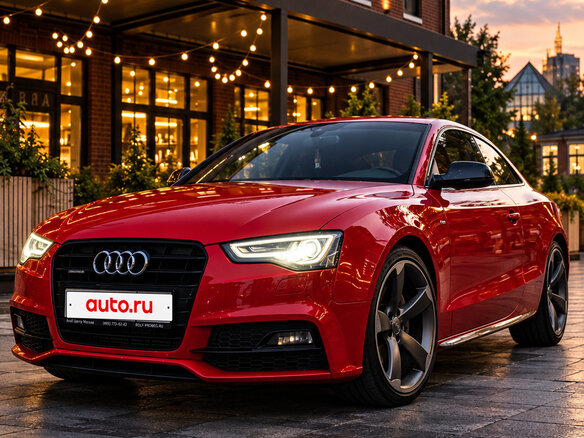 2016 Audi A5 I (8T) Рестайлинг, красный, 2249000 рублей - вид 1