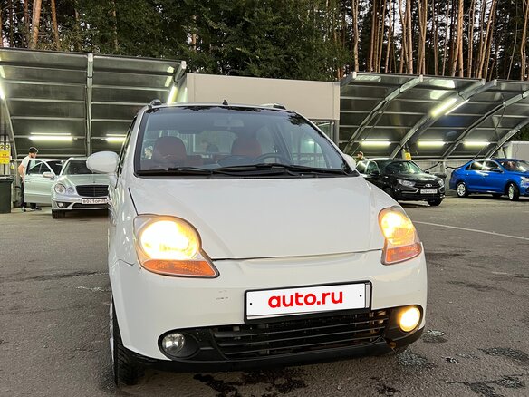 2008 Chevrolet Matiz II, белый, 185000 рублей - вид 1