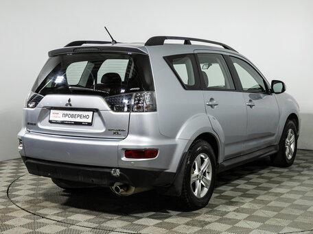 2011 Mitsubishi Outlander II Рестайлинг, серебристый, 819585 рублей, вид 5