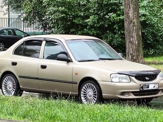 2005 Hyundai Accent ТагАЗ II, бежевый, 380000 рублей, вид 2