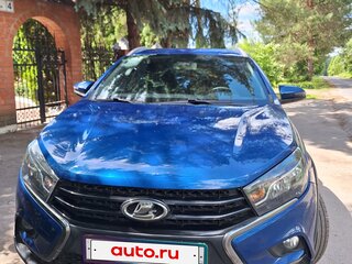 2020 Lada (ВАЗ) Vesta SW I, синий, 1295000 рублей, вид 2