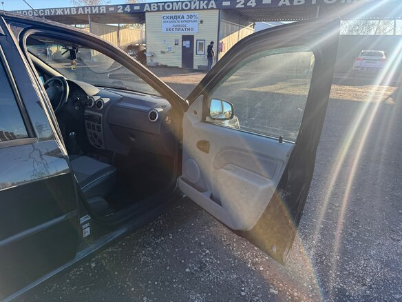 2009 Renault Logan I, чёрный, 410000 рублей - вид 13