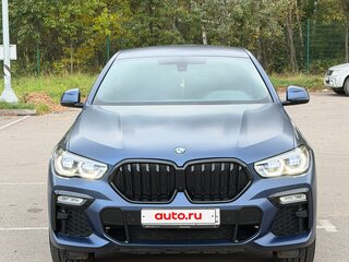 2021 BMW X6 40i III (G06), синий, 7499000 рублей, вид 2