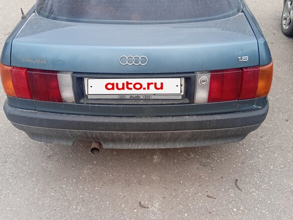 1988 Audi 80 IV (B3), зелёный, 120000 рублей - вид 1