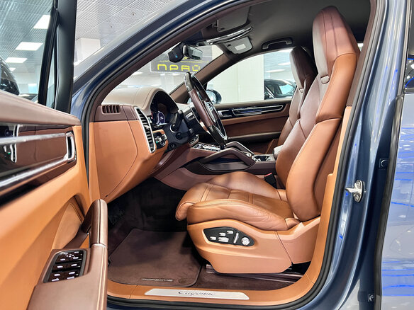 2018 Porsche Cayenne III, голубой - вид 11