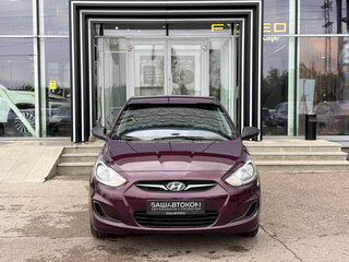 2013 Hyundai Solaris I, фиолетовый, 810000 рублей, вид 2