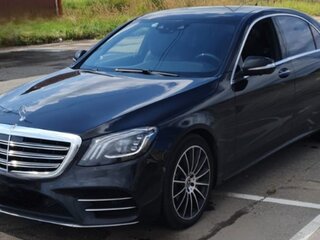 2018 Mercedes-Benz S-Класс 560 Long VI (W222, C217) Рестайлинг, чёрный, 4400000 рублей, вид 2
