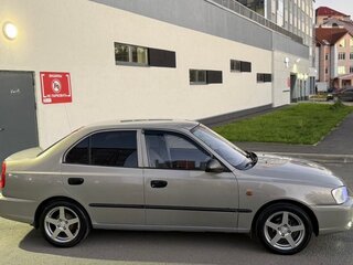 2011 Hyundai Accent ТагАЗ II, серый, 449000 рублей, вид 4