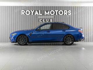 2024 BMW M3 Competition Package VI (G80) Рестайлинг, синий, 15840000 рублей, вид 3
