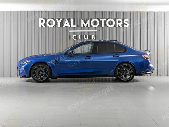 2024 BMW M3 Competition Package VI (G80) Рестайлинг, синий, 15840000 рублей - вид 2