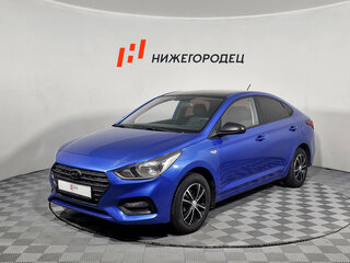 2019 Hyundai Solaris II, синий, 948000 рублей, вид 1