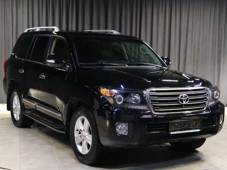 2014 Toyota Land Cruiser 200 Series Рестайлинг 1, чёрный, 3549000 рублей, вид 3