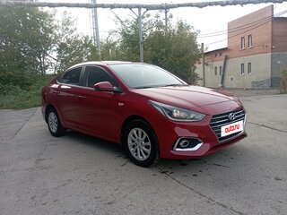2018 Hyundai Solaris II, красный, 1400000 рублей, вид 2
