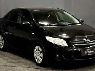 2009 Toyota Corolla X (E140, E150), чёрный, 749000 рублей, вид 3